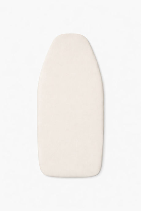 Natural Hemp & Cotton Ironing Board Cover with Reusable Storage Bag – Non-Slip, 6 mm Wool Felt Padding